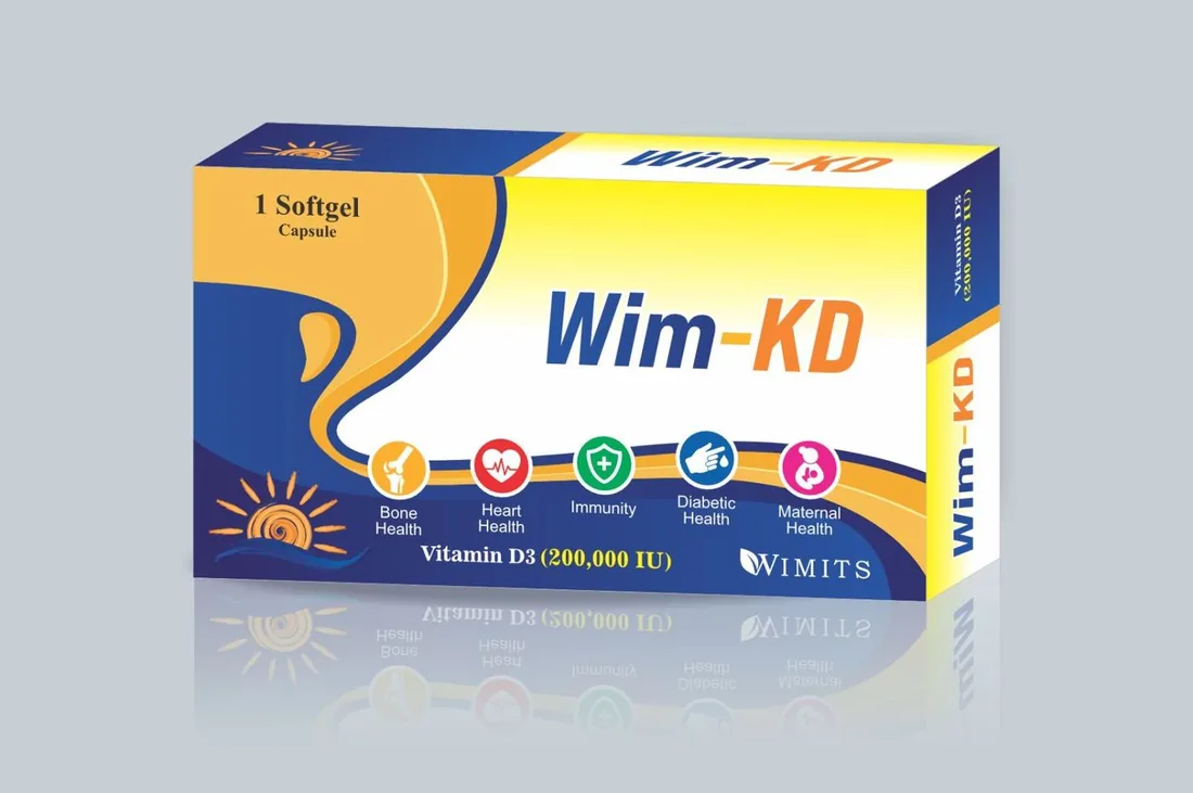 Wim-Kd Softgel (Vitamin D3 Cholrcalciferol) strip pack – WIMITS Pharmaceuticals
