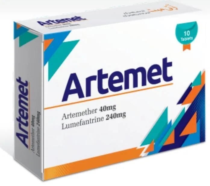 Artemet Tablet (Artemether 40mg + Lumefantrine 240mg) – Wimits Pharmaceuticals