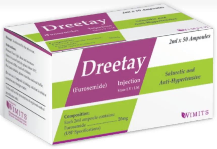 Dreetay Injection (Furosemide) – Wimits Pharmaceuticals