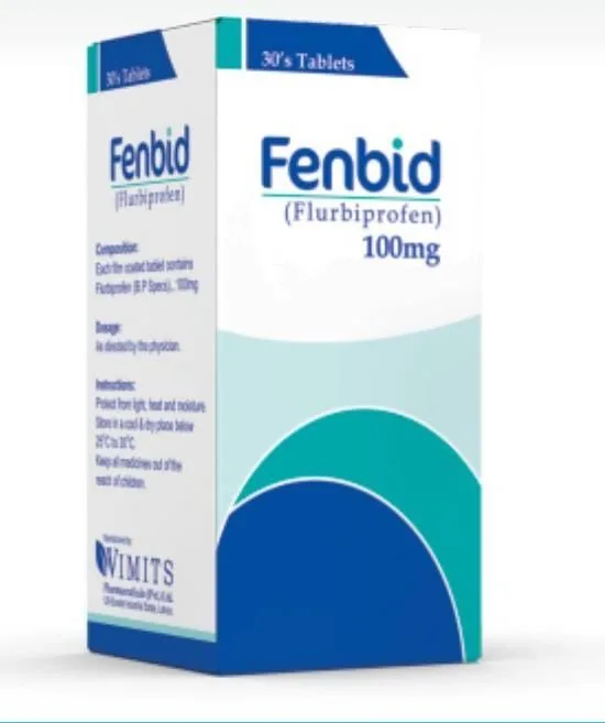 Fenbid 100mg Tablet (Flurbiprofen......................100 mg) – Wimits Pharmaceuticals