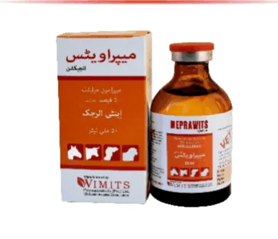 MEPRAWITS Injection-Each ml contains: Mepyramine Maleate (BP)....50mg   (Wimits Specs) – Wimits Pharmaceuticals