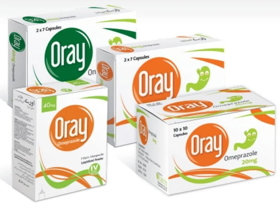 Oray (Omeprazole) (Omeprazole 20mg / 40mg Capsule / 40mg IV Injection) – Wimits Pharmaceuticals