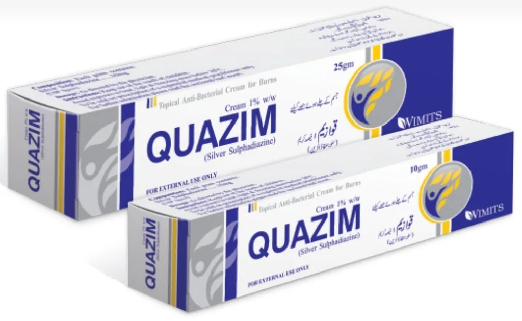 Quazim Cream (Silver Sulphadiazine.............1% w/w) – Wimits Pharmaceuticals