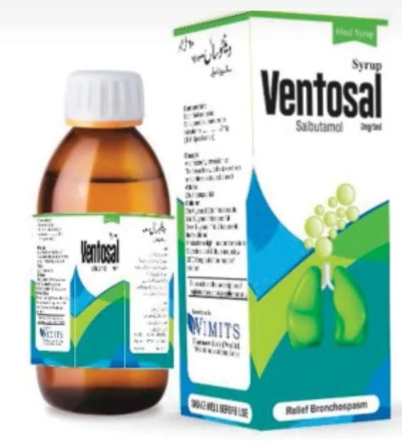 Ventosal Syrup (Salbutamol.........................2 mg/5 ml) – Wimits Pharmaceuticals
